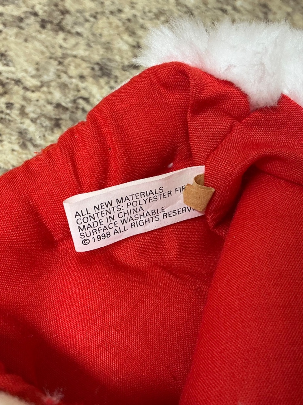 Rugrats Angelica Plush Christmas Stocking 1998 - Picture 9 of 9